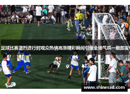 足球比赛激烈进行时观众热情高涨精彩瞬间引爆全场气氛一触即发